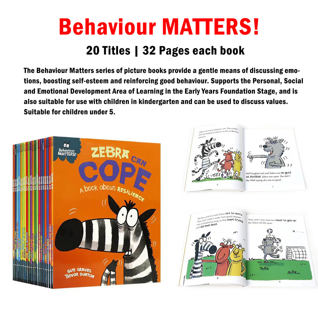 20 Book Behaviour Matters Set | Kids Early Learning Books Collection ...