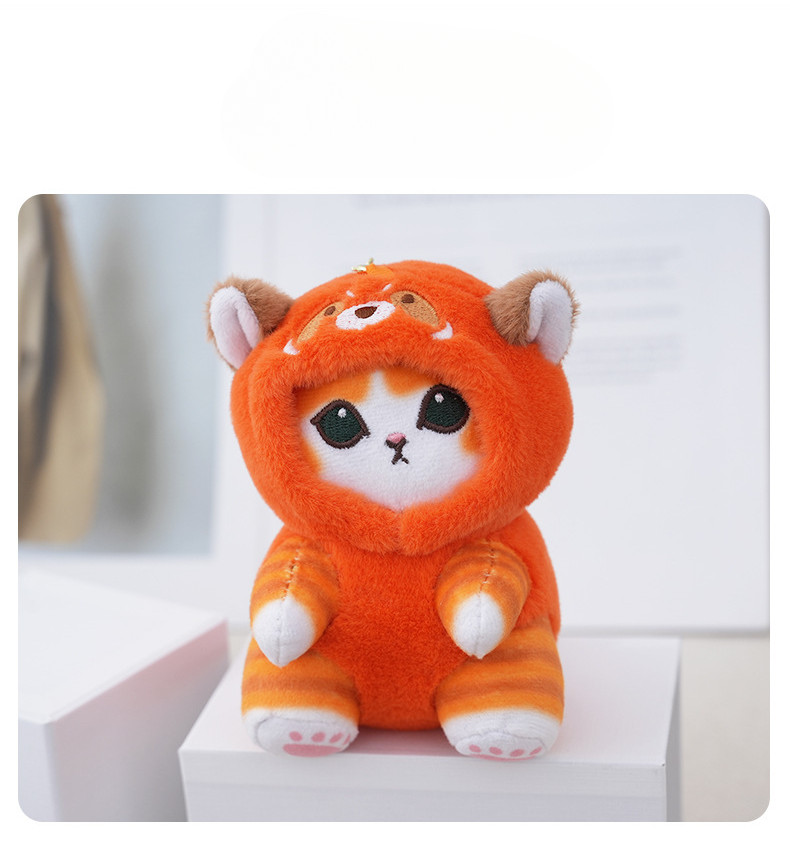 Mofusand Shark Cat Cross Dressing Raccoon Squirrel Plush Toys Cartoon ...
