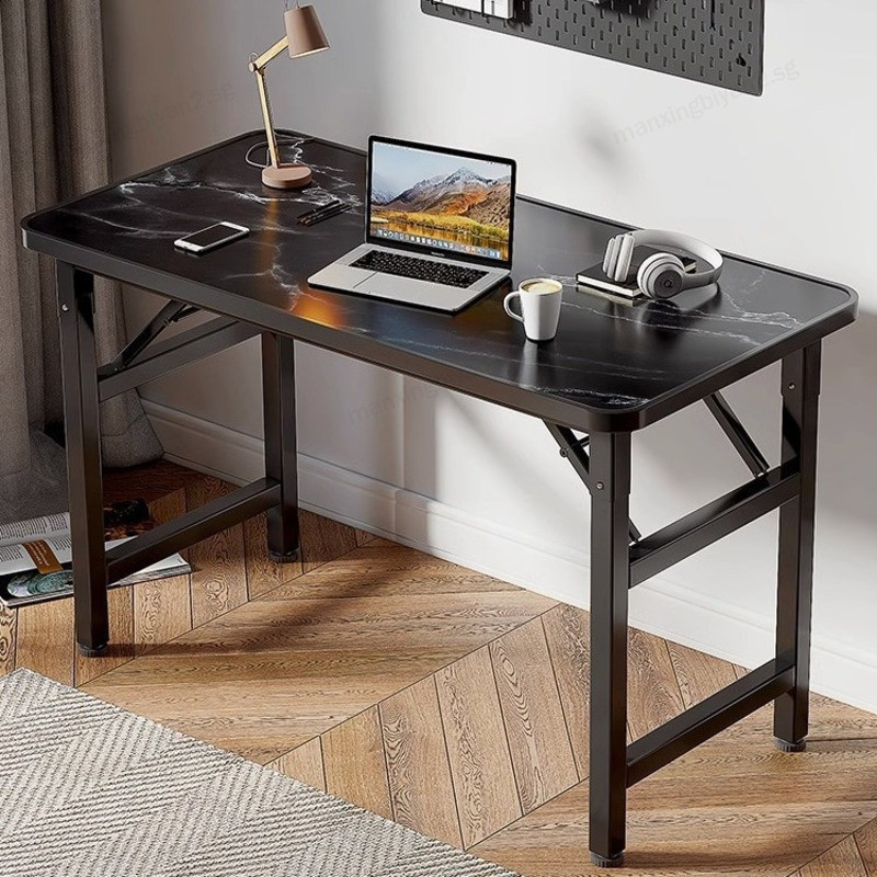 Work Desk foldable Computer Table Simple Standing Desk Rental House No ...