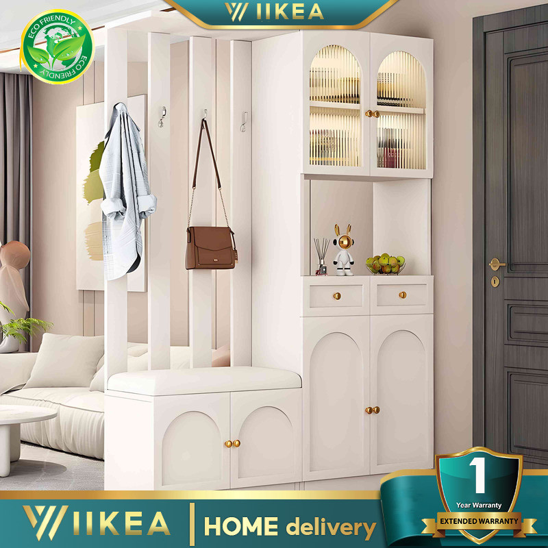 Shoe Cabinet Entrance Cabinet Shoe Cabinet Coat Rack Integrated Simple ...