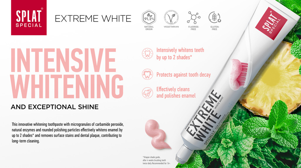 SPLAT Special Series Premium Toothpaste - Extreme Whitening & Gum Care ...