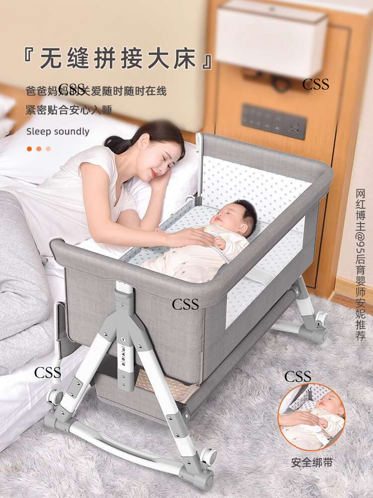 Multi functional foldable baby crib, mobile and portable newborn crib ...