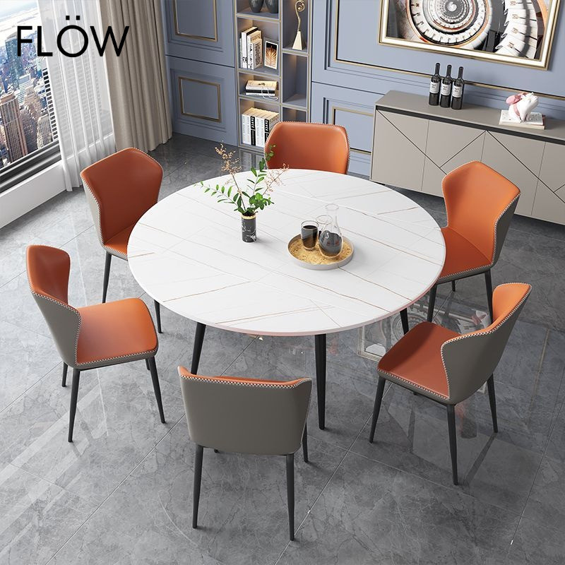 Stretchable Dining Table Light Luxury Dining Table Set Modern Simple ...