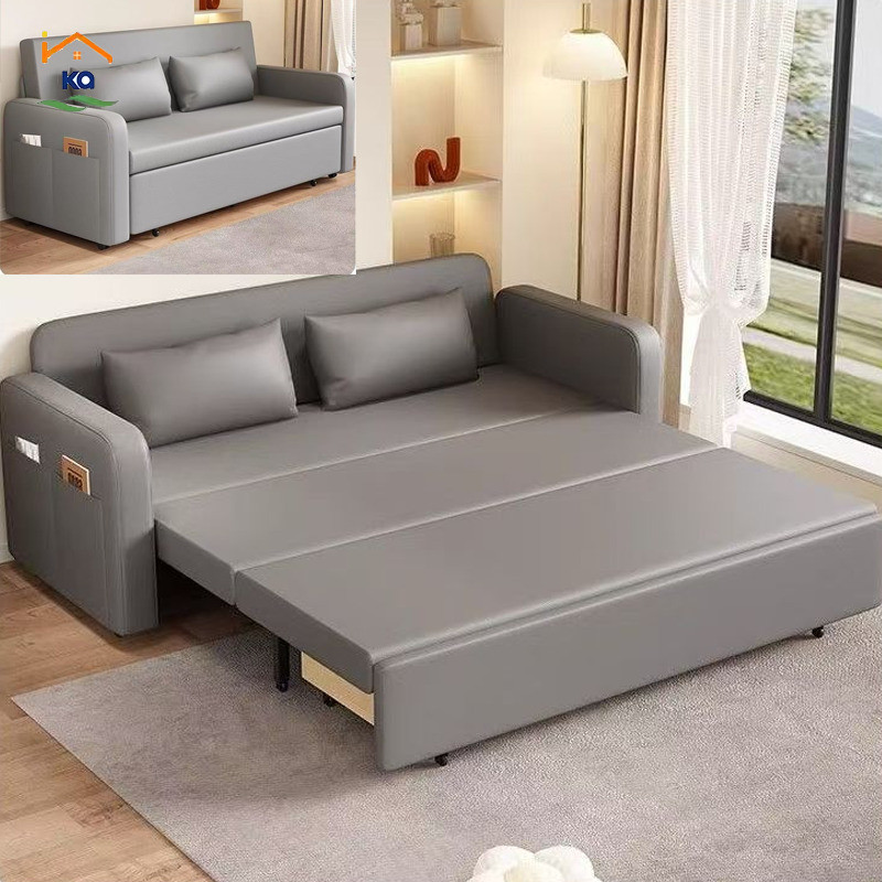 Ka with Storage Couch Sofa Double-Use Foldable Folding Bed Small ...