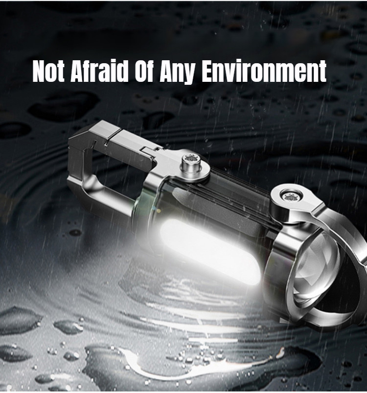 Keychain Flashlight Waterproof Light Multifunctional Mini Key Ring ...