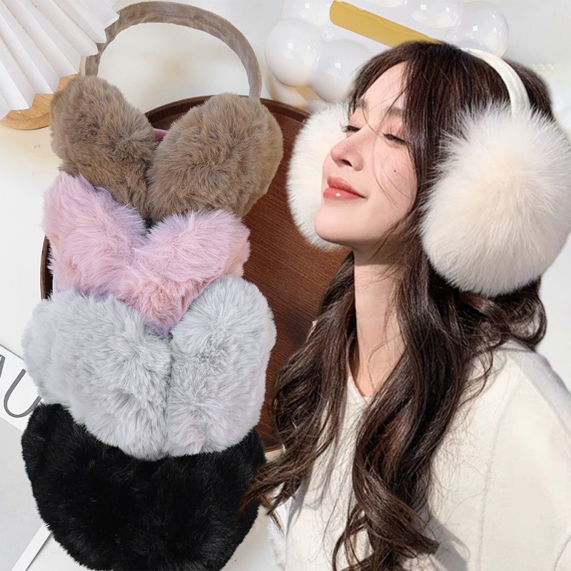 [ Featured ] Winter Warm Earmuffs - Soft Plush Ear Cover - Cute ...