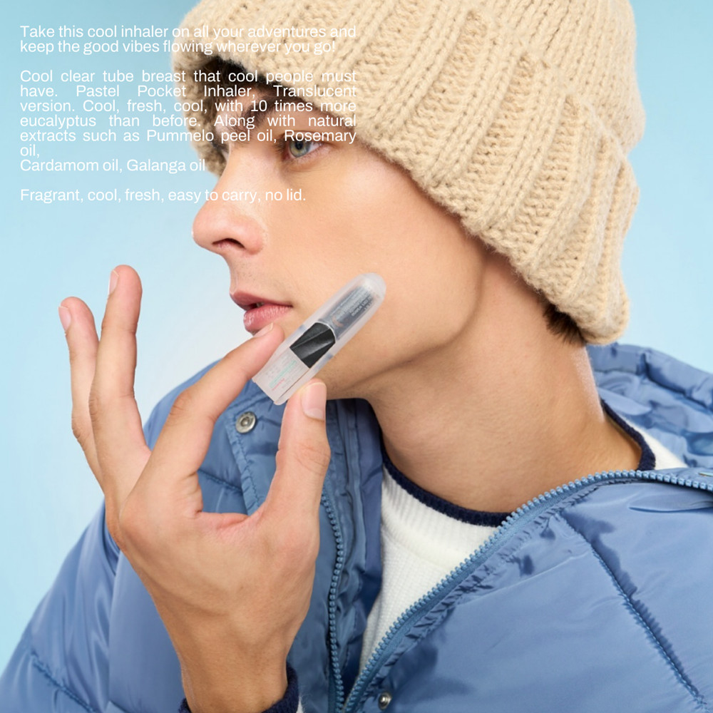 Pastel Brand Translucent Pocket Inhaler | Pastel Yadom 2-in-1 Nasal ...