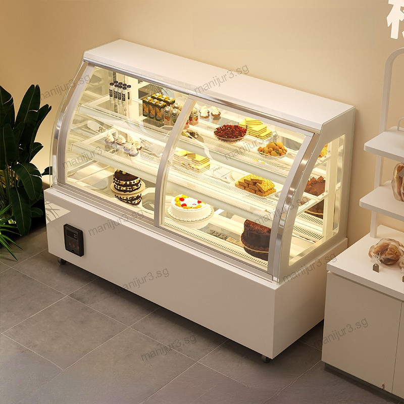 Refrigerator Cabinet Hotel Buffet Seafood Dessert Cake Refrigerated ...