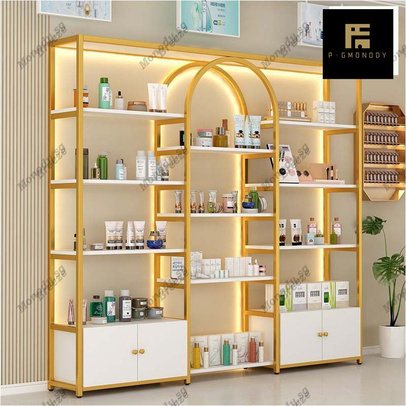 M·O Display Cabinet Product Shelf Beauty Salon Rack Nail Polish Cabinet ...