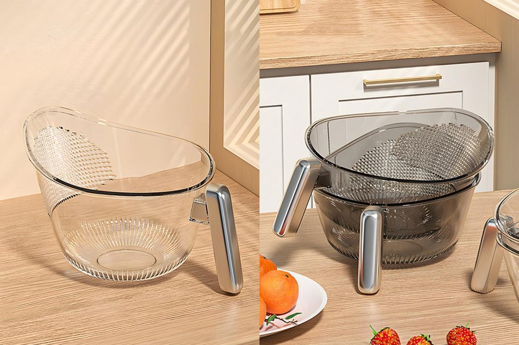 {BIG} Rice Washing Filter Stable Base Colander Capacity Rice Washer ...