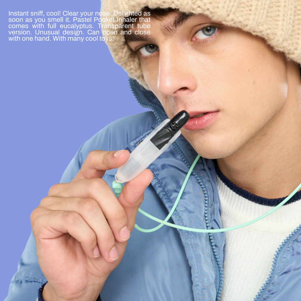 Pastel Brand Translucent Pocket Inhaler | Pastel Yadom 2-in-1 Nasal ...