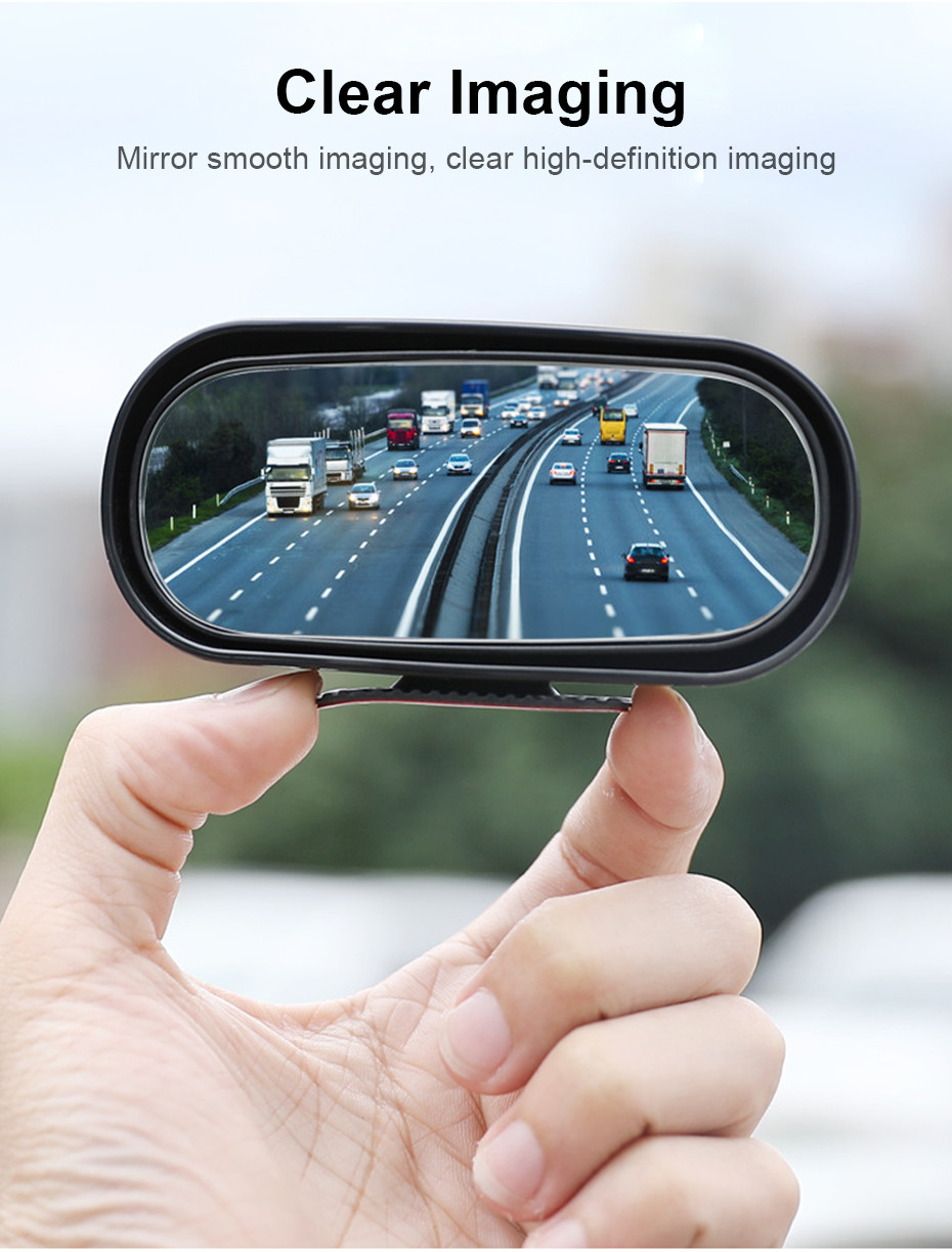 Car Side Rearview Mirror Blind Spot Mirror 360 ° Adjustable Wide-angle ...