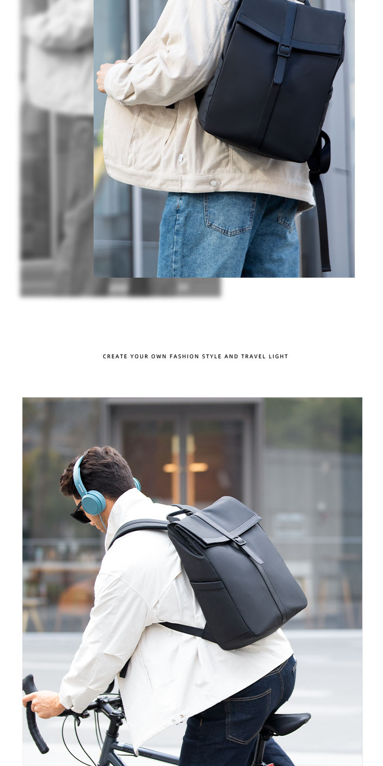 MARK RYDEN Laptop Backpack Light Travel | Shopee Singapore
