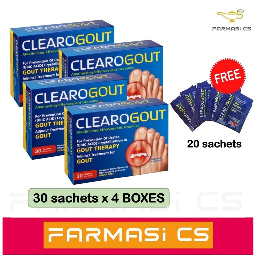 Live-Well Clearogout Alkalinising Effervescent Granules ( 30 Sachets x ...