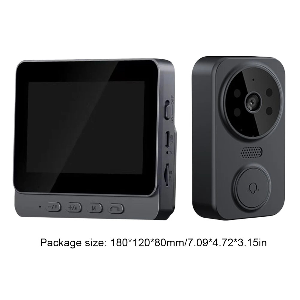 Visual Intercom Doorbell 2.4G Wifi Infrared Wireless Camera Motion ...
