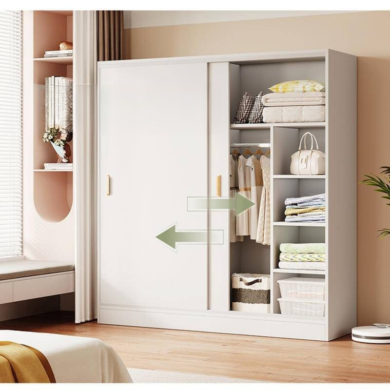 Sliding Door Household Bedroom Wardrobe Rental Room Modern Simple Small ...