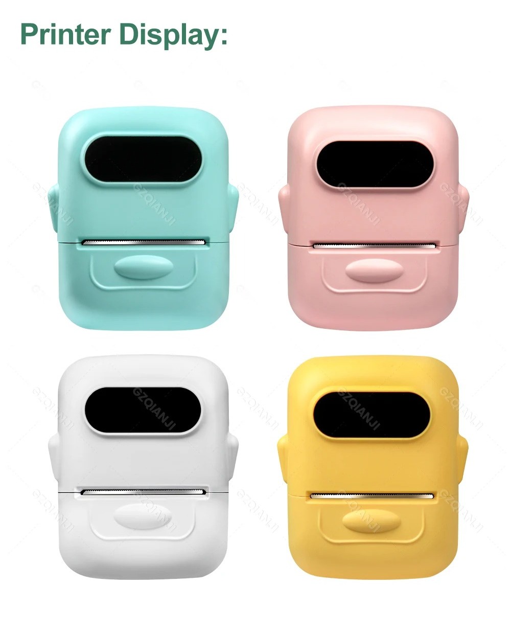 Mini Label Printer P5 Barcode Label Printer Labeling Maker Machine Mini ...