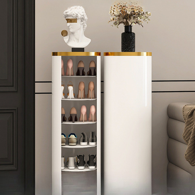 Shoe Rack Rotating Large Capacity Shelf 2024 New Round Cydrical ...