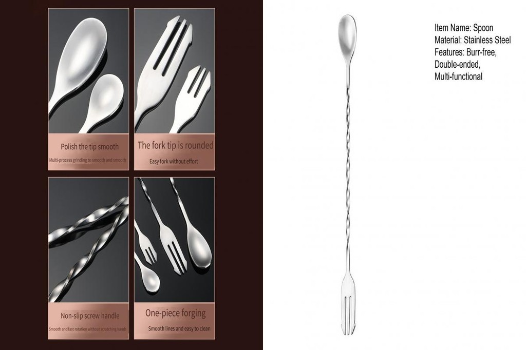 [Nice] Premium Bar Spoon Premium Stainless Steel Bar Spoon for ...