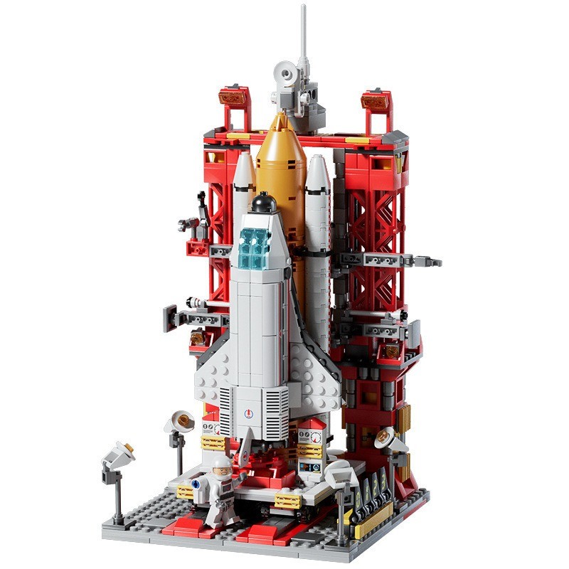 AO Home Space Rocket Block Toys For Kids Space Shuttle Space Rockets ...