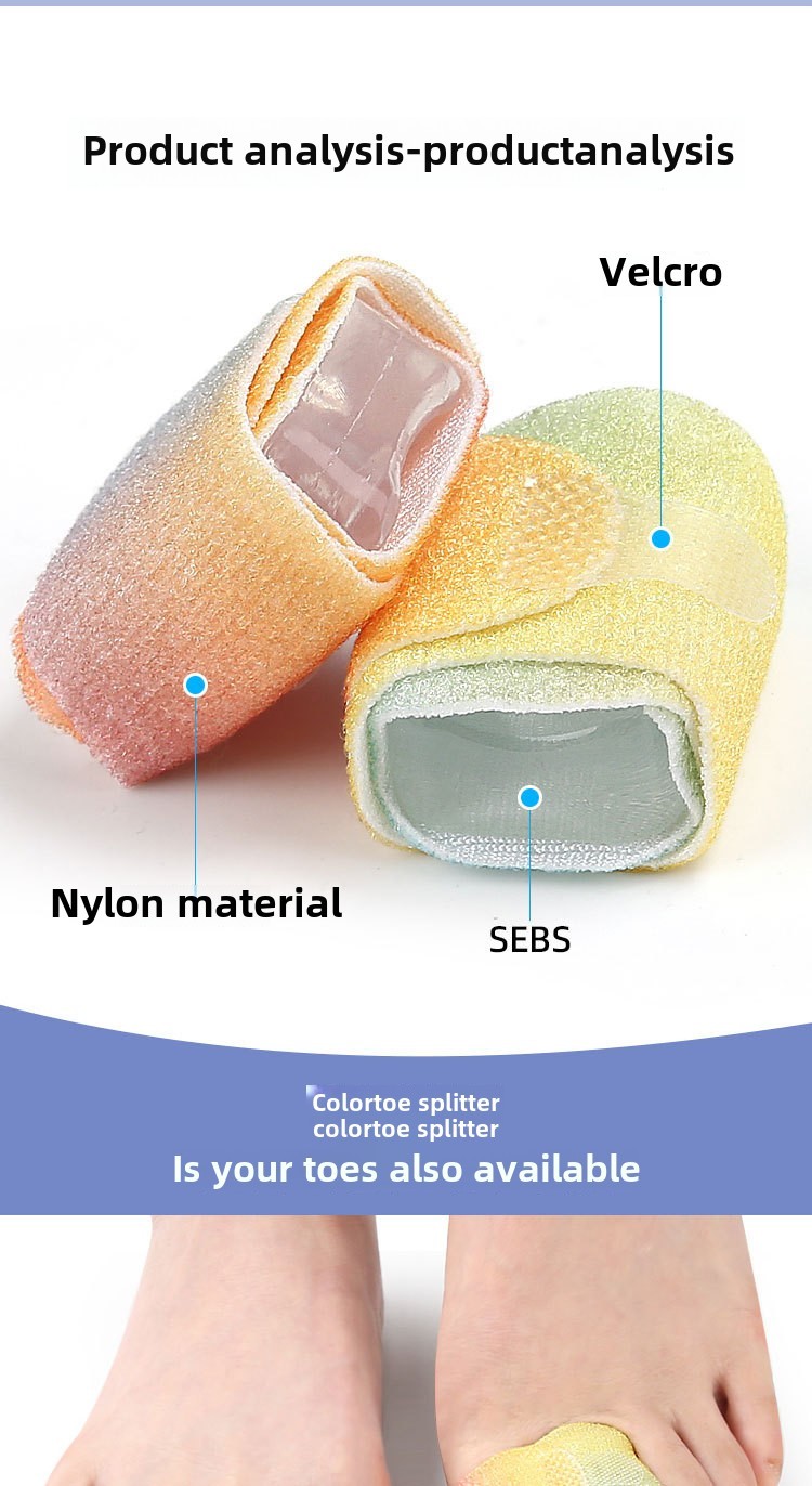 2025 New Color Toe Splitter Thumb Valgus Overlapping Toe Splitter Strap ...