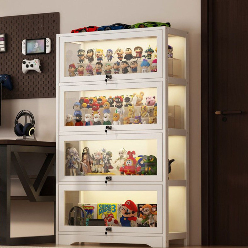 Blind Box Handmade Acrylic Display Cabinet with LED Light Storage ...