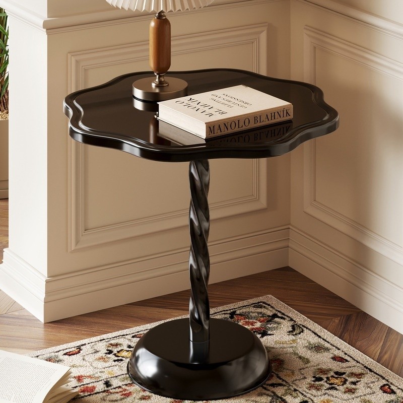 Sofa Side Table Movable Round Coffee Table Compact And Light Side Table ...