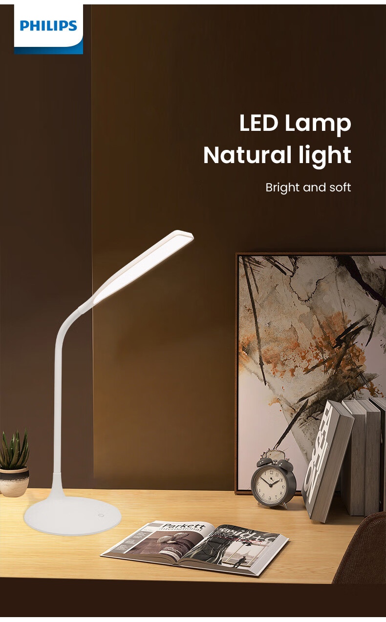 Philips LED Table Lamp Touch Control | Shopee Singapore