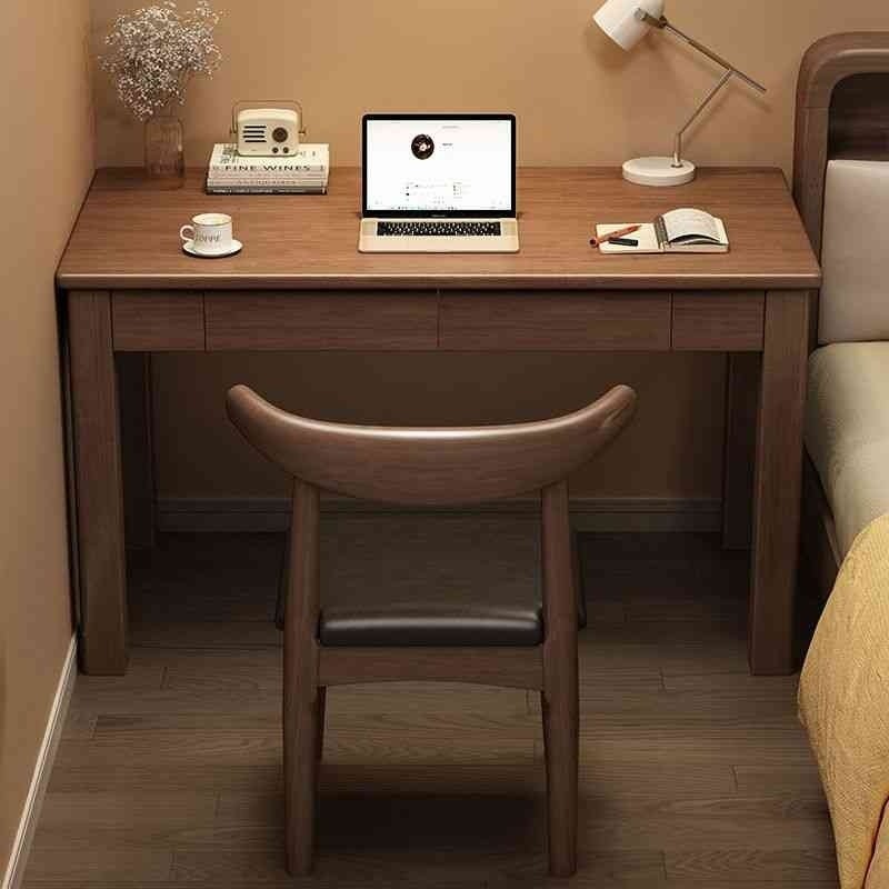 Solid Wood Study Desk Office Desk Computer Desk Bedroom Writing Table ...