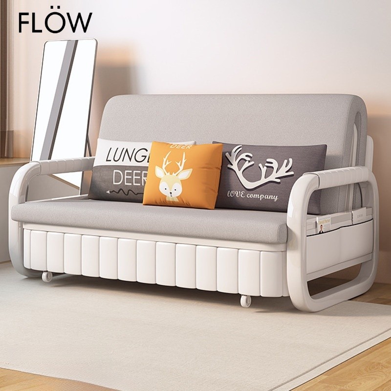 Sofa Folding Stretchable Multifunction Sofa Set Cotton Linen 2 Seater ...
