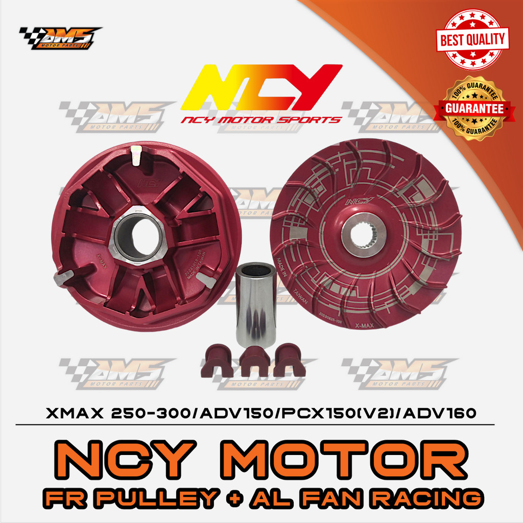 XMAX 250-300/ADV150/PCX150(V2)/ADV160 NCY MOTOR FR PULLEY + AL FAN ...