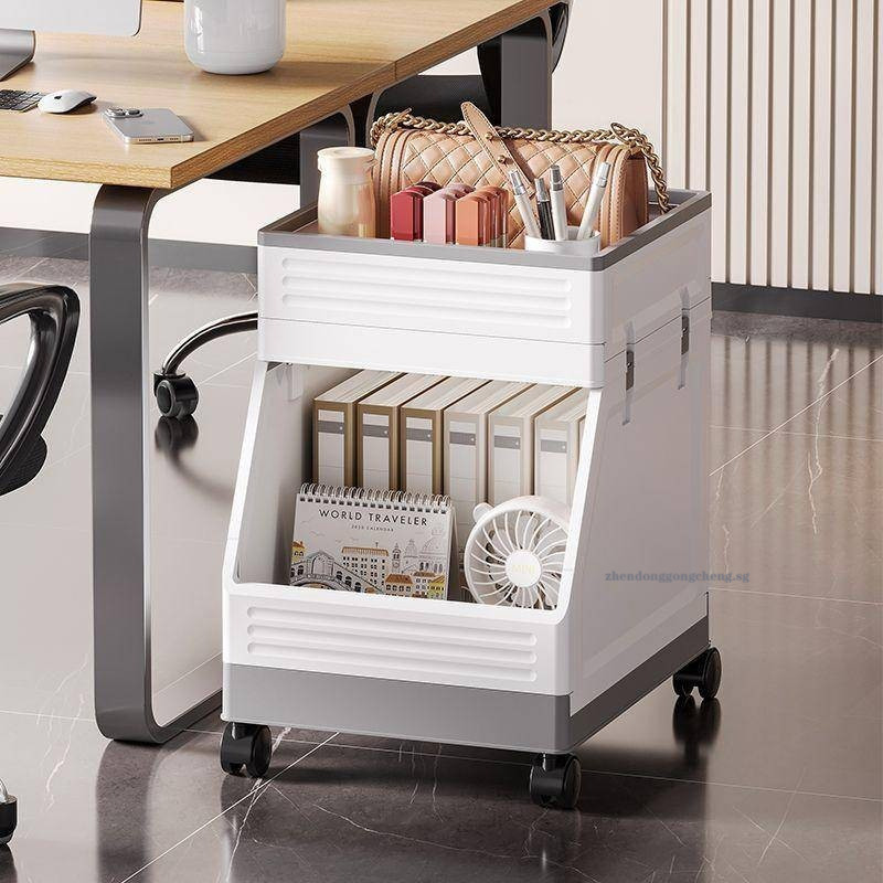 Mobile Desk Side Bookshelf, Study Side Shelf, Student Learning Books ...