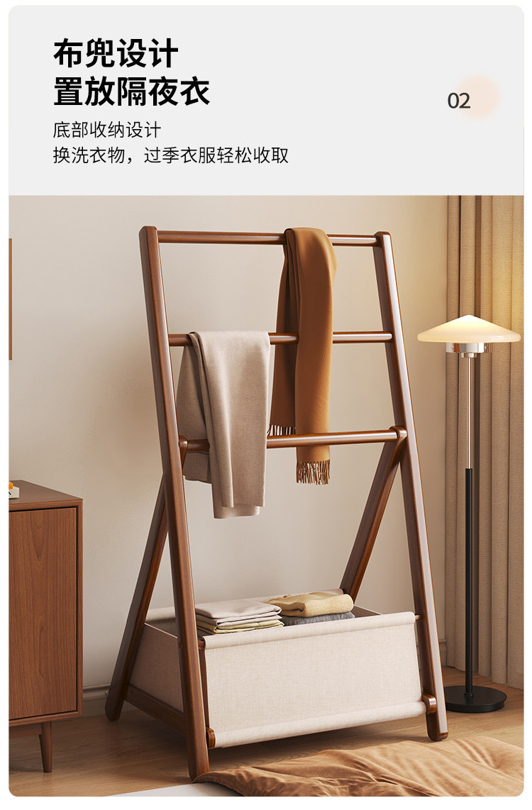 [in stock] Coat Rack Floor Bedroom Hanger Household Small Clothes Rack ...