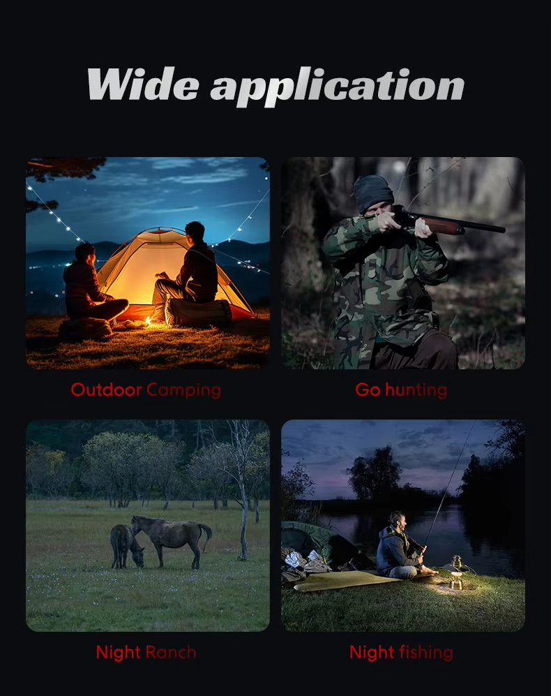 Digital Night Monocular, 800m Night/3000m Low-Light Range - View #9