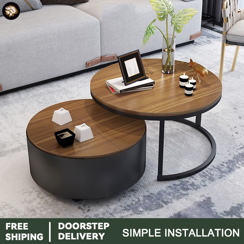 MAQ Coffee Table Scandinavian Light Luxury Coffee Table Modern Simple ...