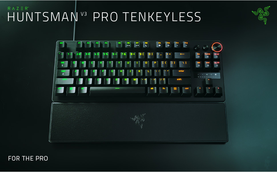 Razer Huntsman V3 Pro Tenkeyless - Analog Optical Esports Keyboard - US ...