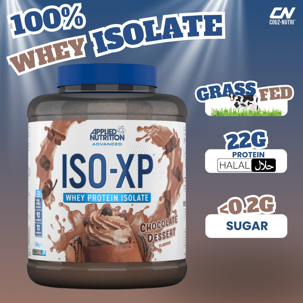Applied Nutrition ISO-XP 100% Pure Whey Protein Isolate | Glutamine ...
