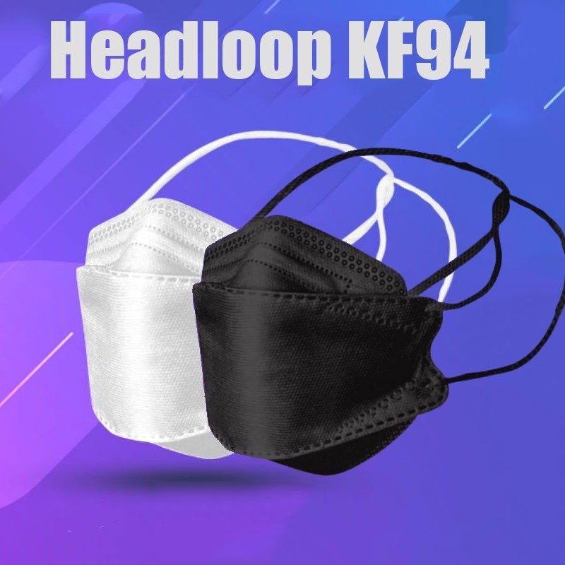 in stock 【Ready】4ply adultmask 3D Headloop Mask KF94 Mask ...