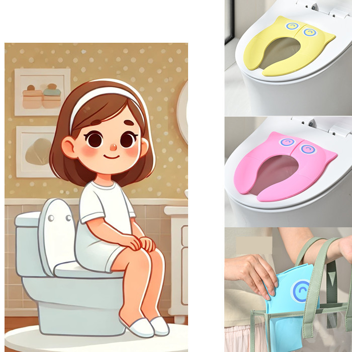 Portable Foldable Children’s Toilet Seat TravelFriendly Baby Potty Seat Tandas KanakKanak