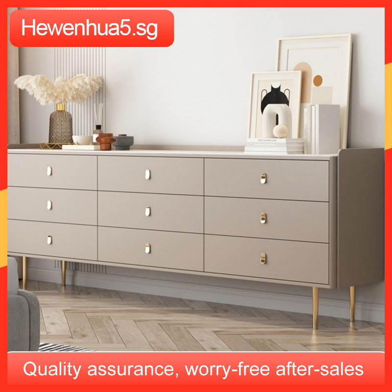 Drawer Chest Of Bedroom Nine Luxury Bucket Cabinet Bed Tail TV Solid ...