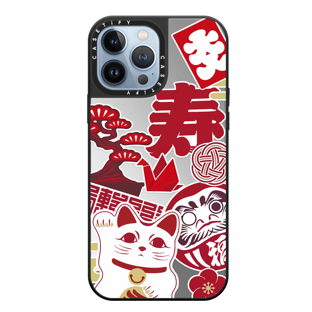 Japanese Daruma Stickers iPhone Case Magsafe対応 Amazon.com: Daruma Doll Tokyo Japan Kanji Character Japanese