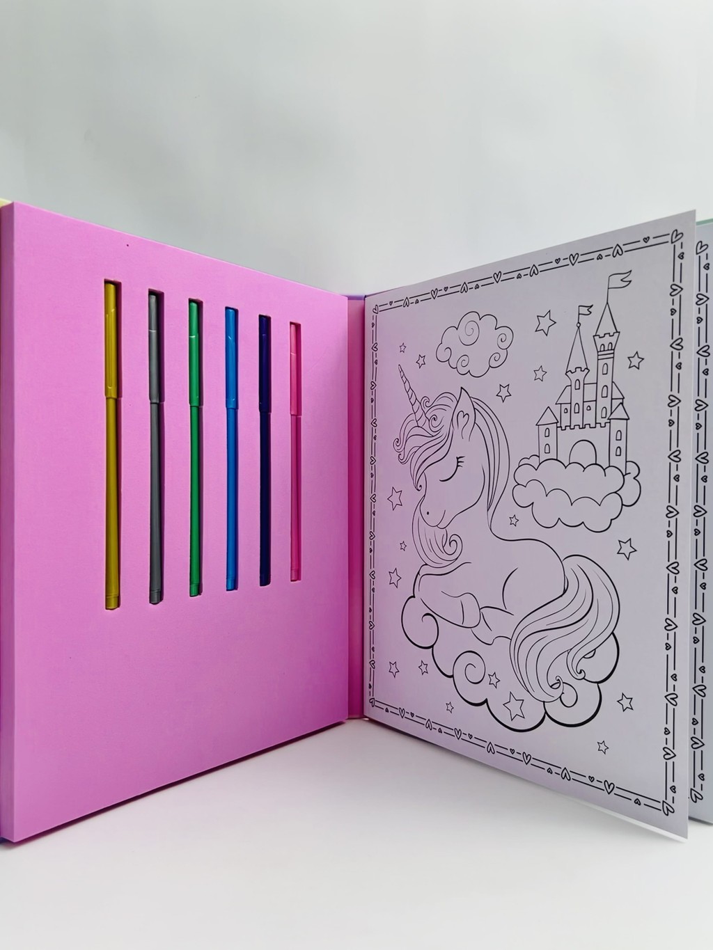 Unicorn Wishes Markerific Colouring Book Gift Set For Kids With 6 ...