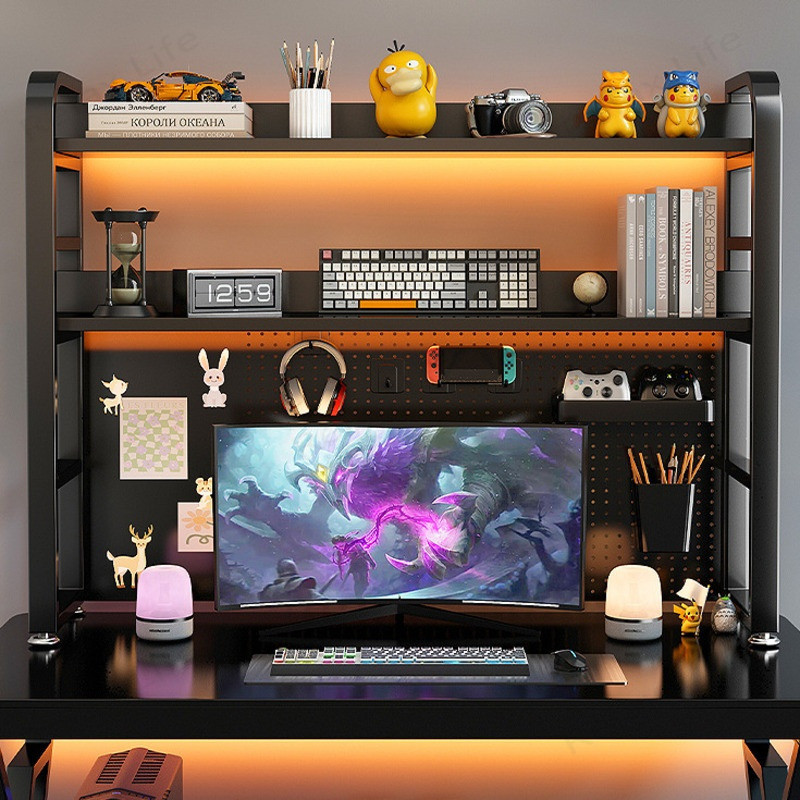 Computer Desktop Storage Rack Desktop Storage Cabinet Multi-layer ...