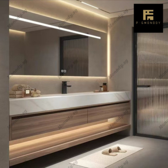 Photo inspiration: M O Bathroom Cabinets Solid Wood Multi Layer Environmentally Friendly Photo Inspiration