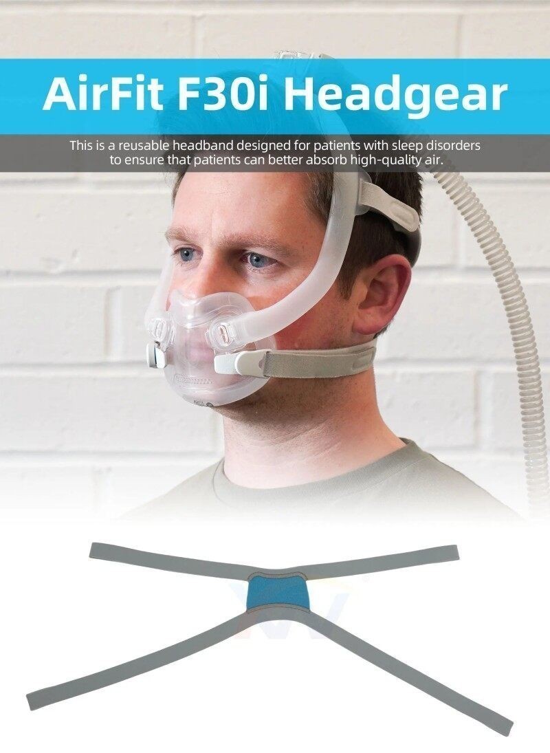 F30i CPAP Sponge Headband Replacement Headgear Strap Adjustable Home ...