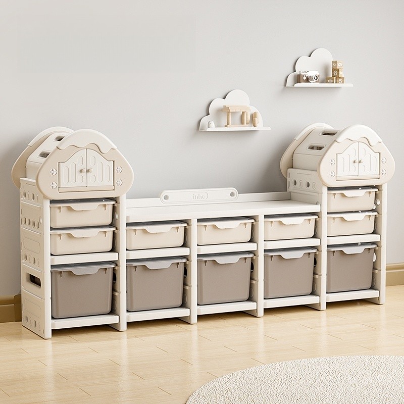 Multifunctional Toy Storage Rack Large Capacity Baby Cabinet Storage ...