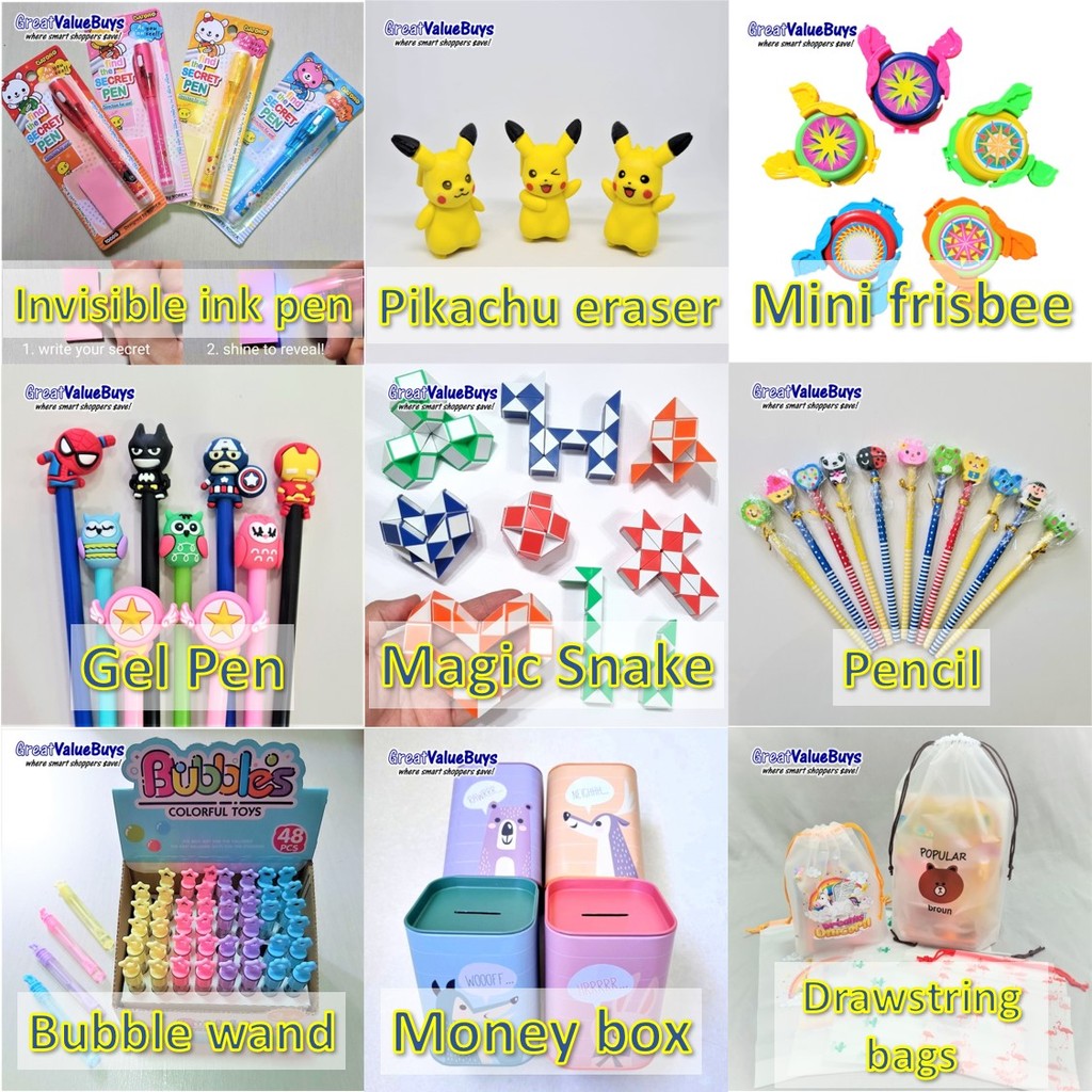 SG Prepacked Goodie Bag Gift Set pre-packed Kids Party Birthday goody ...