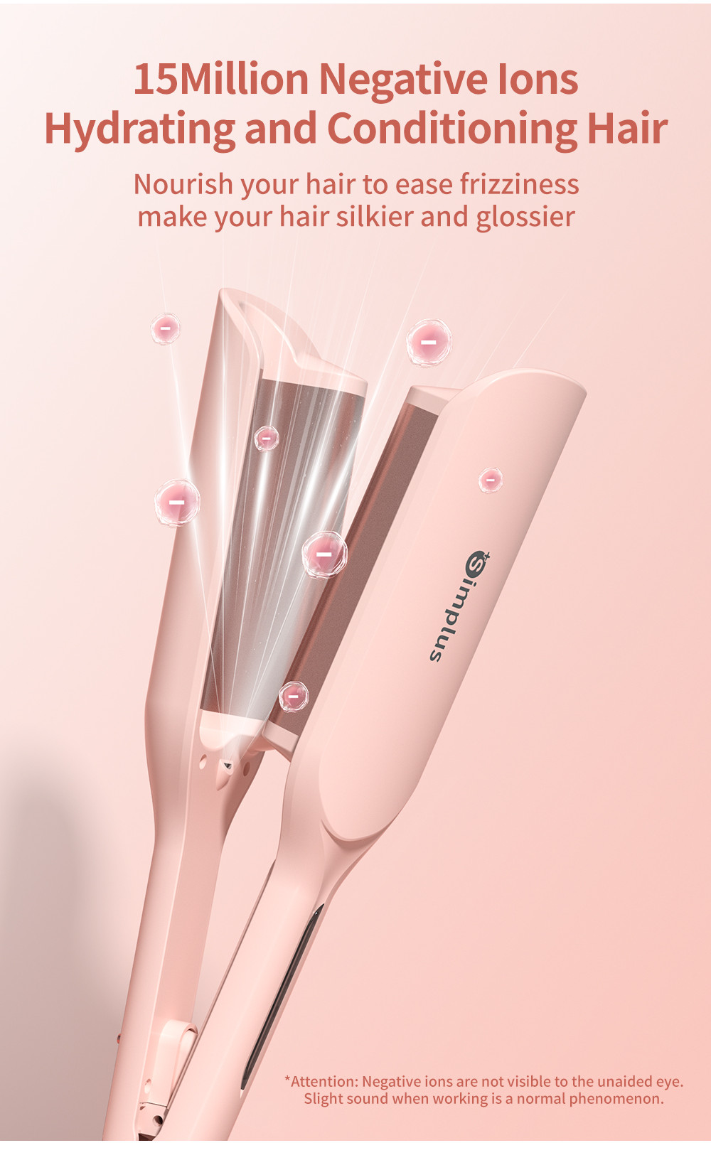 Simplus Kit 32MM Egg Roll Hairstyle Hair Curler Water Ripple丨Wavy Hair丨 ...