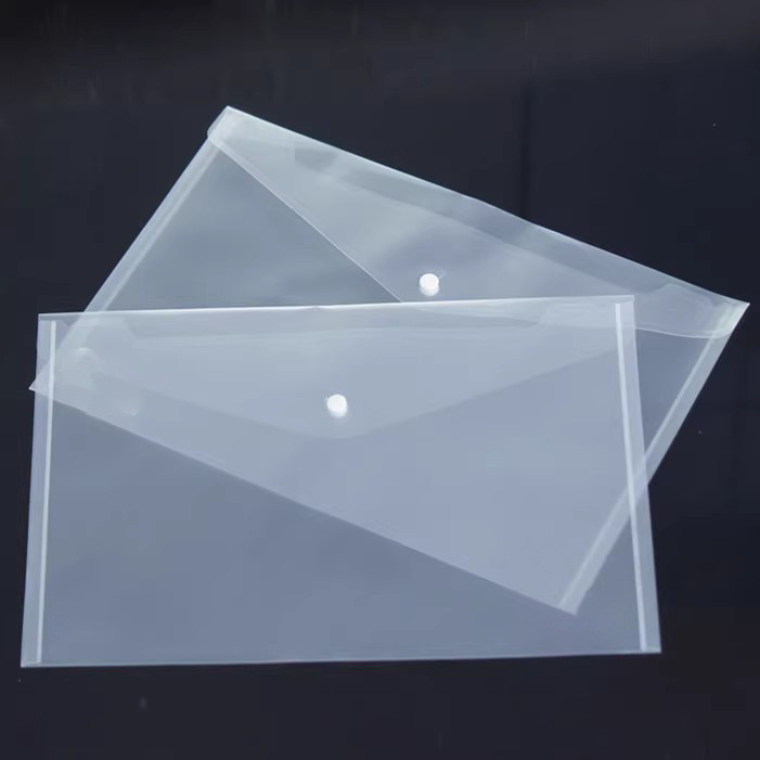 [20pcs/pack] A4 Size Button File School Folder Office Filing Document ...