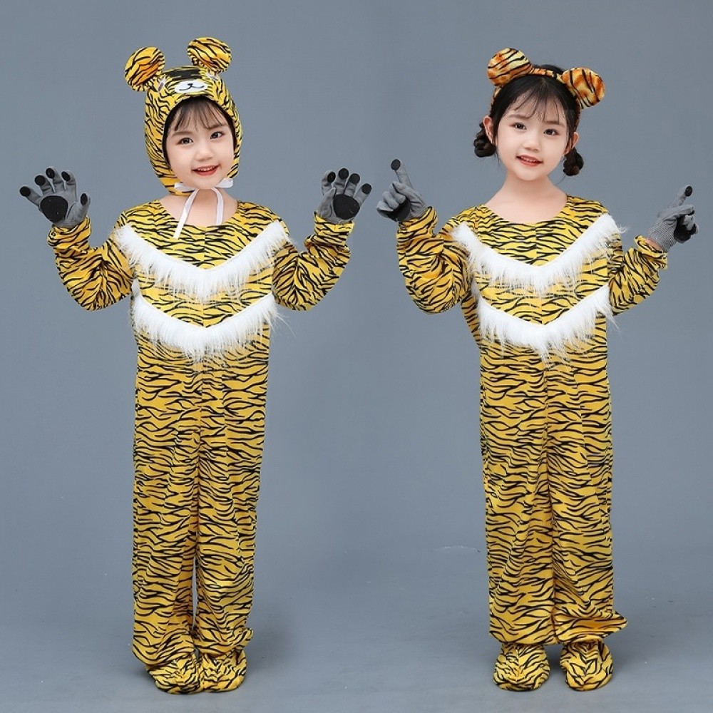 KIDS JERSEY TEE MIDI DRESS 12-14 TIGER TRAP
